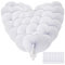 ZOOI Fächer Hochzeit 36 Pack Handfächer Hochzeitsdeko Fächer Weiß Handfächer Papierfächer Hochzeit Deko, Faltfächer Fecher Damen Hochzeit Gäste für Party, Wedding, Fotografie, Wand Dekoration