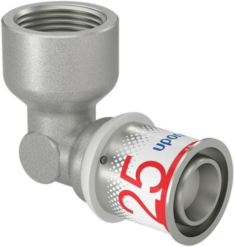 Uponor S-Press Plus MLC - Manguito angular (25 x 3/4, 90 grados)