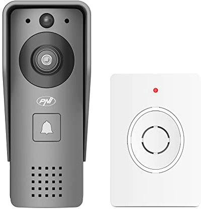 Videocitofono intelligente PNI House 910 WiFi HD, P2P, uscita blocco, smart con altri prodotti compatibili Tuya