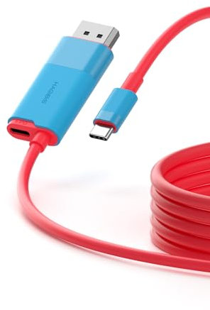 Hagibis - Dockingstation für Nintendo Switch & Switch OLED, USB C auf DisplayPort Kabel Adapter mit 8K bei 60Hz DP, 100W PD, Typ C auf DP Adapter für Laptop, Tablet, SteamDeck, ROG Ally