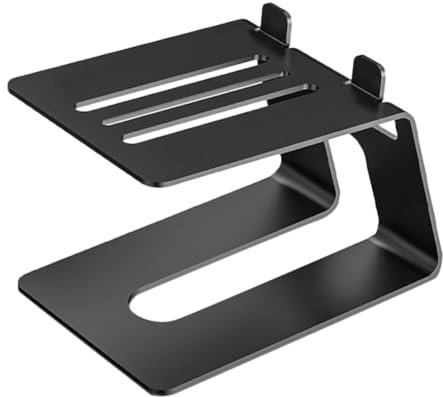 Abaodam Metal Lautsprecherständer Für Desktop Stabiler Halter Für Computerlautsprecher Professioneller Schockabsorbierender Metallständer Mit Kunstvollem Design Ideal Für Heim Und