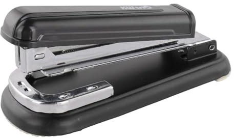 predolo Manual de grapadora de servicio pesado Ligera liviana para unión de libros 360 ° Rotado Suministros de oficina, Negro