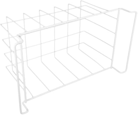 Ipetboom Panier De Rangement Métallique Renforcé 40x22x20 Cm pour Congélateur Coffre, Panier De Séparation Suspendu Ventilé, Stockage Organisé des Aliments Surgelés