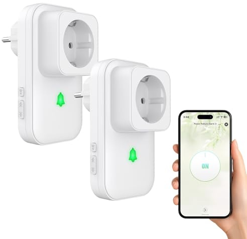 COTINSE 2 Pack Rilevatore Interruzione Corrente WiFi