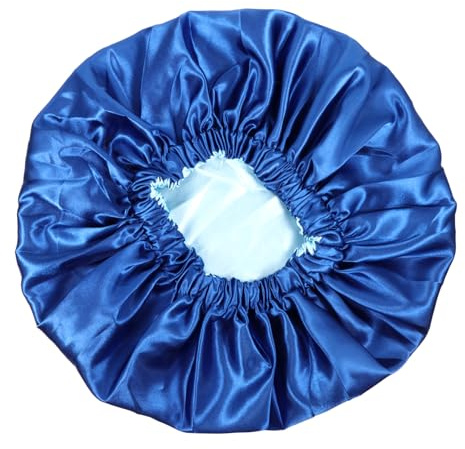 FRCOLOR Schlafhaube aus Satin für Damen Elastische Haube zum Schlafen Schützt Haare vor Störungen Passt für Verschiedene Haarlängen und Stile Angenehm in Heißen Nächten