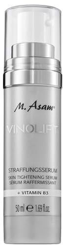 M. Asam Vinolift Straffungsserum (50 ml) | Anti Falten Serum Mit Hyaluron Und Resveratrol, Straffendes Feuchtigkeitsserum Für Reife Haut