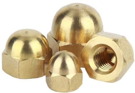 Dado cieco a cappello in acciaio, Dadi Esagonali Ciechi In Ottone M3-M6 Confezione Da 5-50 Pz(20PCS,M6)