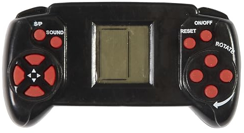 Mister Gadget - MG3711 - Retro Arcade Controller mit 23 Integrierten Spielen - Kompakt und Ergonomisch - Perfekt für Liebhaber Klassischer Spiele - Größe 9 x 3 x 4,8 cm - Schwarz und Grau