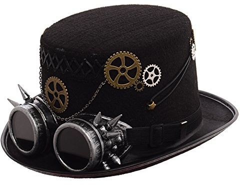 GRACEART Unisex Steampunk Hut Hut