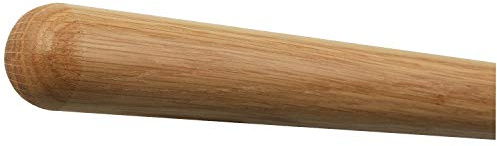 TIBU Handtag i ek trä 30–500 cm med träändar vägghandtag vägghandtag väggtrappa, längd 1500 mm/150 cm/1,5 m och ändar halvcirkelfrästa