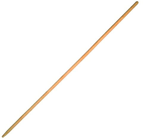 Hardwood Rake Handle Replacement 120 cm / 47 Long Wooden Shaft for Hoe, Broom, Spade, Shovel, Fork - Durable Garden Pole for DIY, Landscaping, Construction, Renovation, Yard Work, Outdoor Use