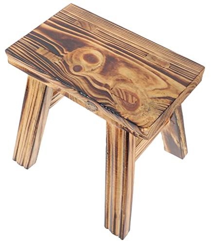 CIYODO Tritthocker Holz Kinderhocker Sitzhocker Hocker Kleinkindbank Badezimmerhocker Kurz Hocker Kleiner Junge Mädchen