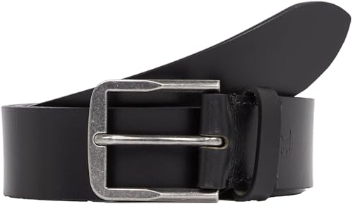 Calvin Klein Uomo Cintura Classic Casual Belt in Pelle, Nero (Black), 90 cm