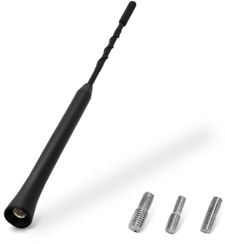 Car Antenna Replacement, Universal Car Roof Antenna for AM/FM/DAB Reception, Screws M4 M5 M6, 23cm