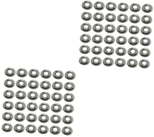 PLAFOPE 2 Sätze Dichtungsscheiben Aus Edelstahl Für Bolzen Schüsselförmige Scheiben Ersatzdichtungen 100 Stück * 2