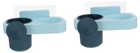 FRCOLOR 2 Stück Haartrocknerhalter Für Badezimmer Wandmontage Aufbewahrungsregal Kein Bohren Erforderlich Modernes Design Organizer Für Haarwerkzeuge