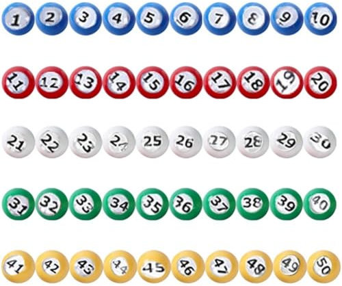 1 Satz Bingo-Kugeln, Direkter Ersatz Für Zubehör, Nummerierte Bingo-Kugeln, Langlebige, Universelle Tally-Kugeln, Tombola-Kugeln Für Partys, Nächte, Spiele