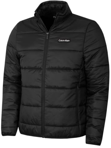Calvin Klein Giacca imbottita ripiegabile Adventure da uomo - Nero - L