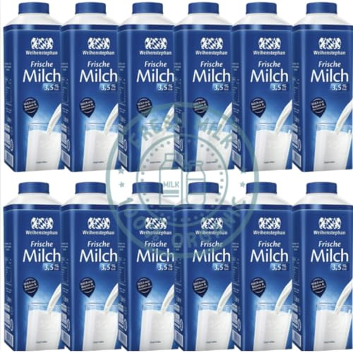 Frische Milch 3,5% 1000 Mililiter x 12 STÜCK [Frischegarantie]