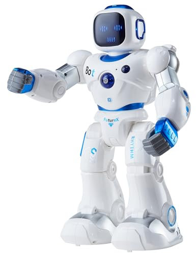 VEVOR RC-Roboterspielzeug für Kinder, 2,4 GHz programmierbare Fernbedienung, intelligenter Roboter mit Touch-, Sprach- und App-Steuerung, interaktiver singender und Tanzender Roboter