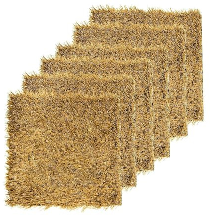 Gacqpli Hühnernest-Unterlage, 6 Stück Nistkasten Pads Für Hühner, Hühnernistkasten-Kunststoffmatte Für Stall Außenbereich Innenbereich Garten Weide Haushalt, 30 X 30 cm