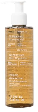 Korres Tee Olympus Reinigungsgel, sebo-regulierend, 200 ml