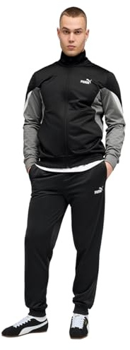 PUMA Herren Essentials Block Trainingsanzug M, Black