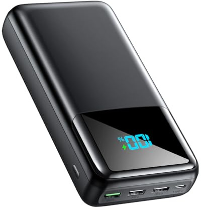Portable Charger Power Bank 50000mAh, USB-C PD 30W Fast Charging, High Capacity External Battery Pack for Camping, Portable Phone Charger for iPhone 17/16/15/14/13/12/11 Samsung Android (Black)