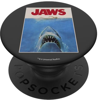Jaws Classic Retro Shark Attack Poster PopSockets Adhesive PopGrip