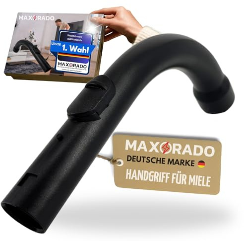 Maxorado Staubsauger Handgriff kompatibel mit Miele 9442601 Griff Ersatzteil Schlauchgriff S8790 S8730 S8710 S8530 S600 S648 S548 S372 S5260 S5280 S624 S518 S8310 S8520 S4 S5 S6 S7 S8 Rohrgriff S8510