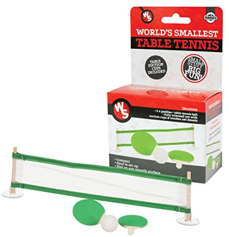 Funtime Gifts PL7810AMZ Miniatur-Tischtennis, Grün