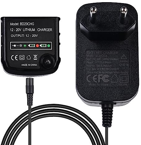 Charger Compatible with Black & Decker: Charger 18V/20V Lithium Battery for Black & Decker 10.8V/14.4V/18V/20V Serise LBXR20 LBXR20-OPE LB20 LBX20 LBX4020 LB2X4020 LBXR2020-OPE LB2X30 20-OPE LBXR20BT