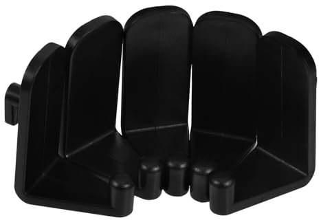 HOUDERCO 5stücke Schwarze Pegboard-haken Für Vielseitige Anwendungen Für Schlüssel Taschen Und Installieren Und Schonend Für Lochbrett Perfektes Zubehör Für Küche Büro Und