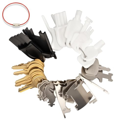 Mellbree Papierhandtuchspender-Schlüssel-Set, 29er-Pack, Toilettenpapierspender, Schlüssel, Universal-Ersatz