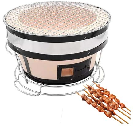 Barbecue portable, barbecue de table au charbon de bois japonais, barbecue familial coréen, four chauffant au charbon de bois, barbecue au charbon de bois for camping, pique-nique, fête