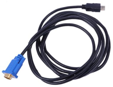 MALUGOGO Cable adaptador dorado macho a VGA 15 macho de 15 pines, 3 metros de ancho de banda alto, transferencia de material ABS, velocidad de datos a 10,2 Gb/s, compatible con proyectores y