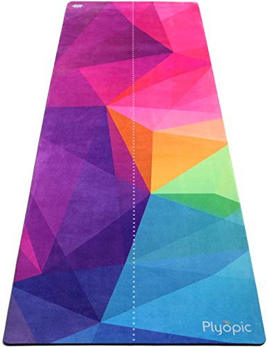 Plyopic All-In-One Yoga-Matte – Rutschfest auch bei Schweiß | Premium Matte mit Sweat-Grip Oberfläche | Für Joga, Hot Yoga, Bikram & Fitness | Hautfreundlich & Umweltbewusstes Design