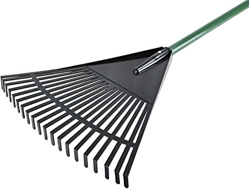 Faithfull Tools FAIESSLFFG Essentials Plastic Leaf Rake, Blue, 43.5 x 157 x 3.5 cm