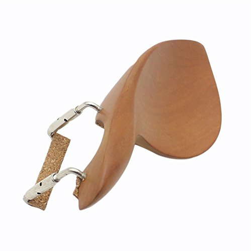 Fosa Kinnriemen Geige Kinnhalter aus Holz mit Schrauben Zubehör für Violinen 3/4 4/4