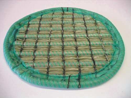 Der-Koi-Shop Teich Pflanzeninsel rund, oval, halbrund, eckig - Made in Germany - Handarbeit (rund Ø 60 cm)