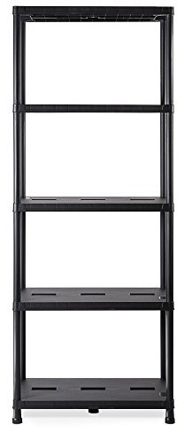 Ondis24 Regal, Lagerregal, 71 x 35 x 180 (H) cm, Steckregal, Kunststoffregal, 15 Zoll Schwerlastregal, bis zu 180 kg belastbar