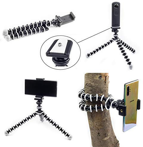 Treppiede Flessibile Cellulare per iPhone 11 Pro X XR SE 9 8 7 6 Samsung Galaxy S20 S10 S9 S8 S7 Edge Note 10 Huawei HTC Sony Xperia Oneplus 8 Google Pixel Supporto Stile Polpo Telefono Universale