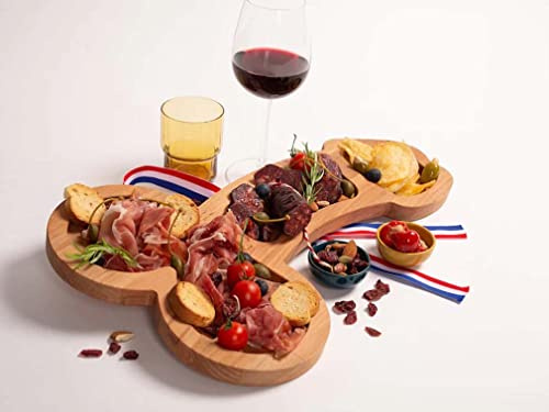 Aperitif Board Solid Wood Penis Shape, Käsebrett, Käseplatten Käsebretter Servierplatte Servierbrett Geschenk für Party-Geburtstag, Weihnachts-Thanksgiving-Tag Cheese Board Charcuterie Board