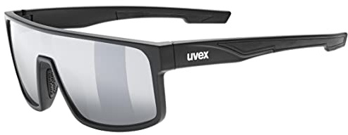 Uvex LGL 51 Sonnenbrille, black matt/silver, one size