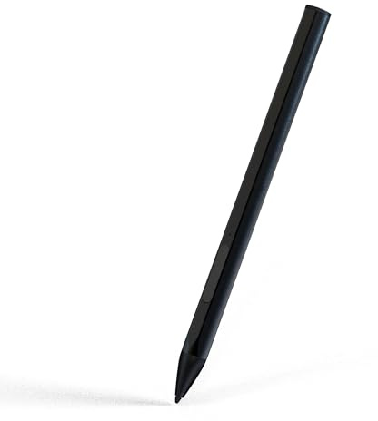 SSS·GRGB Stift für Microsoft Surface Pro 12–4/Go 4–1, 4096 Stufen, Schwarz | MPP 2.0 für Book, Laptop, Studio und Duo; Palm Rejection, Tilt, magnetisch, Radierer, Rechtsklick, 80 Std., 3 Spitzen