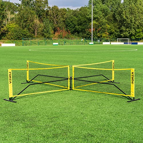 FORZA X-Förmiges Netz für Fußballtennis | 2/4 Spieler | Fußballtraining