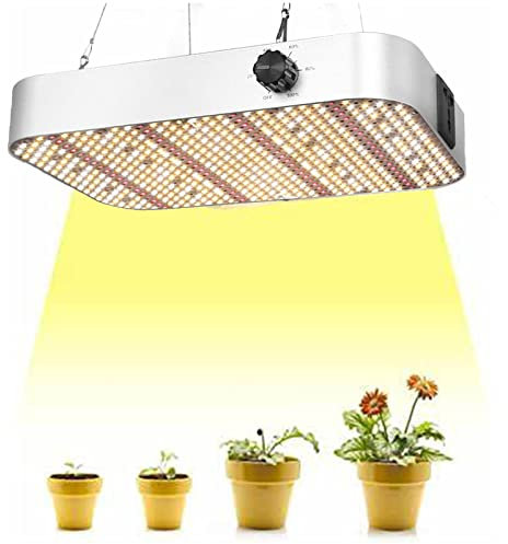 VVLXRIC Foco Cultivo LED, Espectro Regulable Lampara Plantas Interior Cadena De Margaritas De Luz De Cultivo Led, Adecuado para El Crecimiento De Varias Plantas