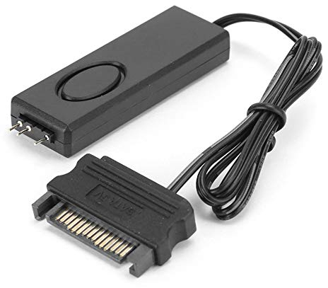 Ejoyous 5 V 3-poliger ARGB-Controller, HF Fernbedienung Lüfter Lichtsteuerung PC Zubehör mit SATA-Pin ARGB-Anschluss ARGB Splitterkabe Lichtstreifen Beleuchtungsbretter