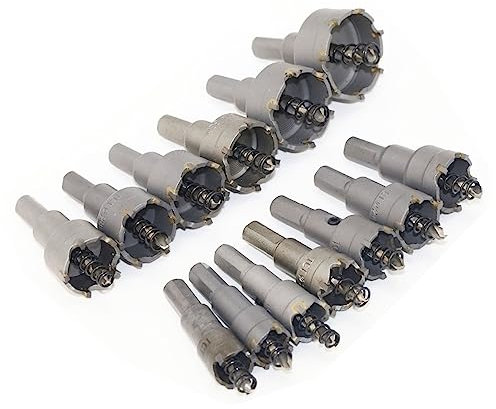 hasmi Kernbohrer aus Hartmetallstahl, 15–100 mm, Lochsägenschneider, for Edelstahlplatte, Eisen, Metall, Schneiden, Bohren, Elektrowerkzeuge, 1 Stück (Size : 70mm)