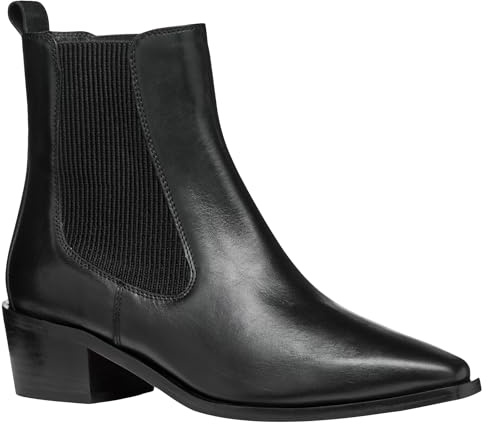 Geox WOMAN D TEXICA TEXAN ANKLE BOOTS BLACK 40_EU